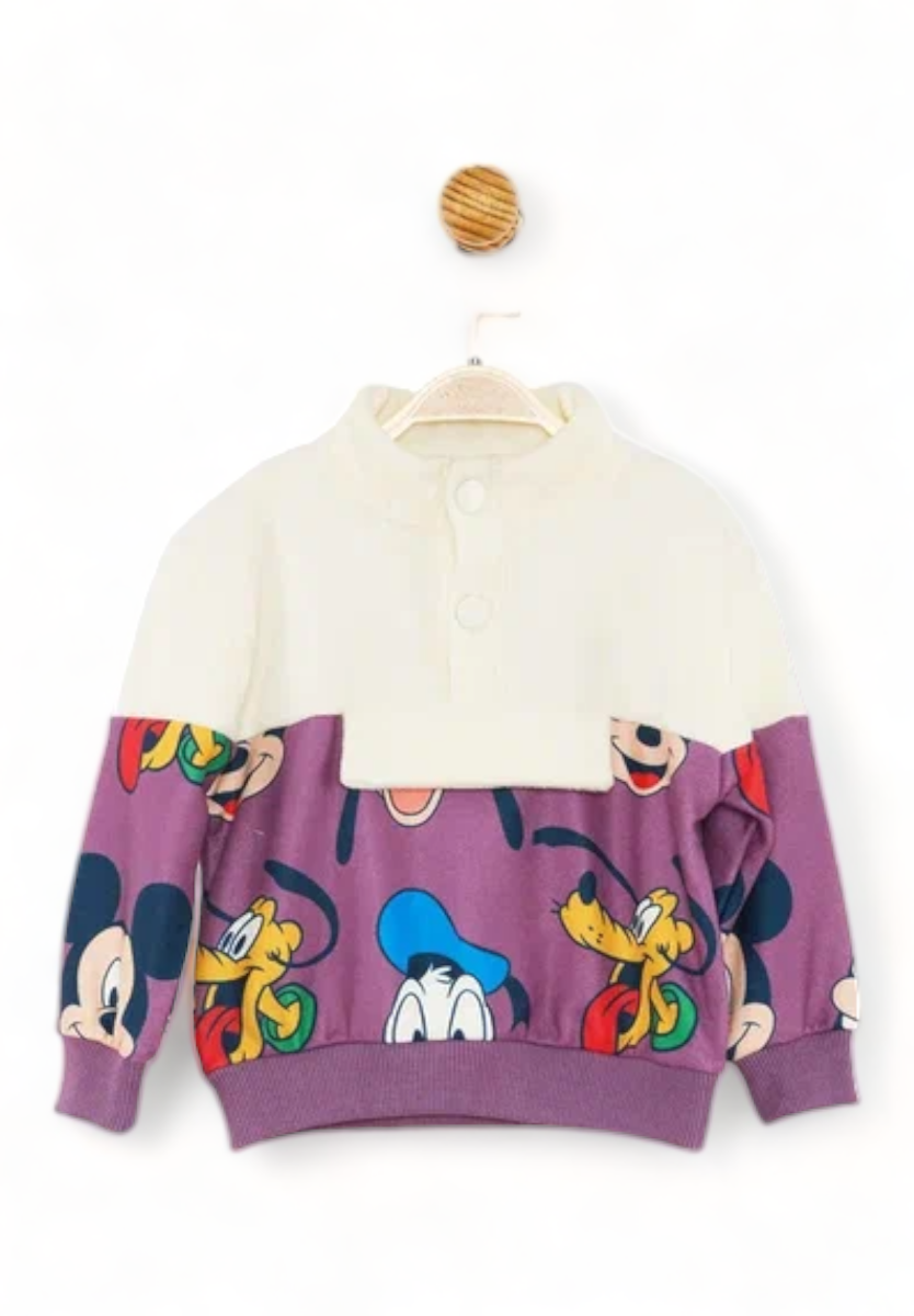 Βρεφική μπλούζα Cimpa με αγαπημενους χαρακτήρες της Disney Μωβ PURPLE