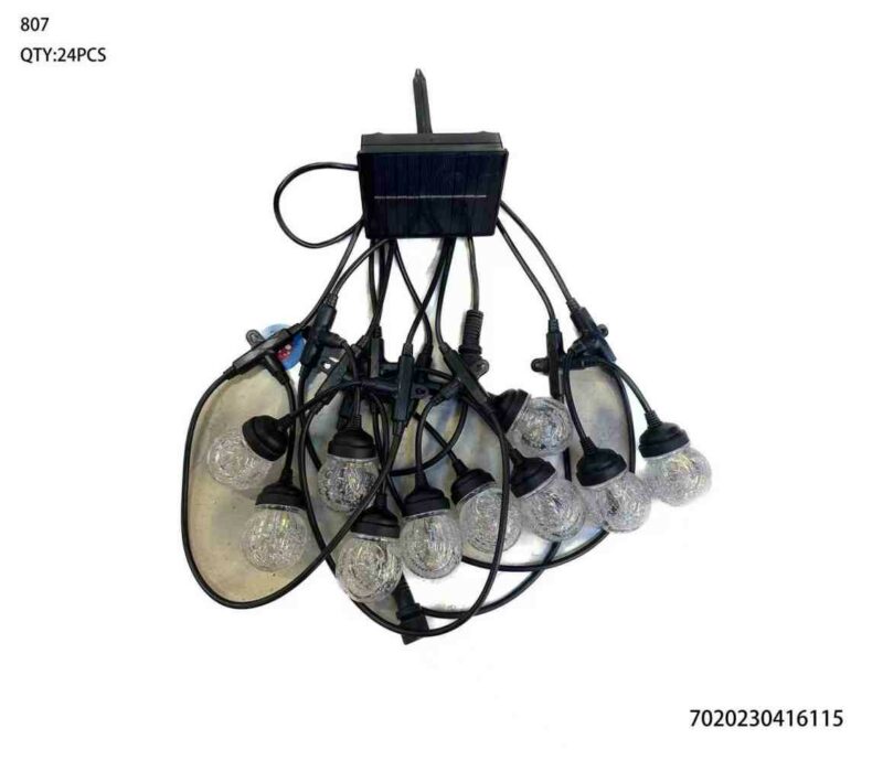 Γιρλάντα φωτισμού με 10 λάμπες LED - RGB - 807 - 416115