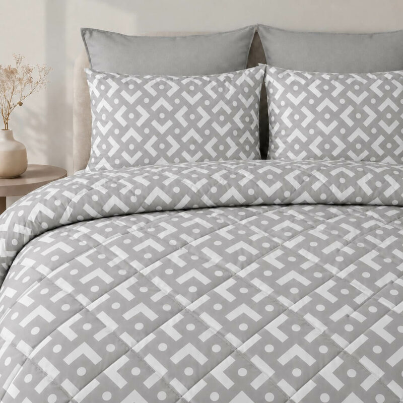 Πάπλωμα Μονό 160×240 Chiara Grey 5658739