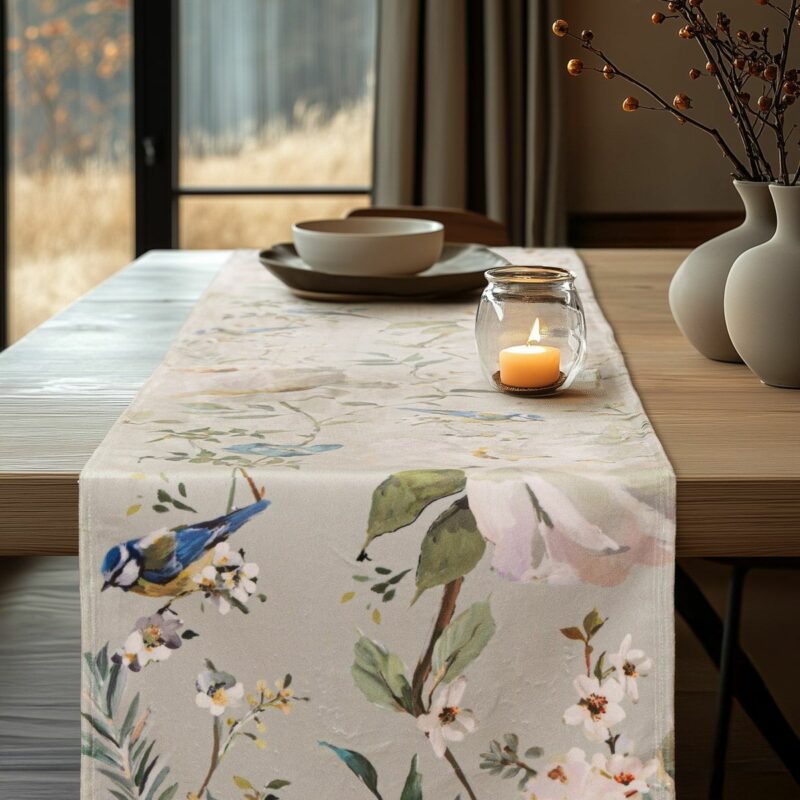 Beauty Home ΡΑΝΝΕΡ ΒΕΛΟΥΔΟ PEONY AND BIRD 5762581