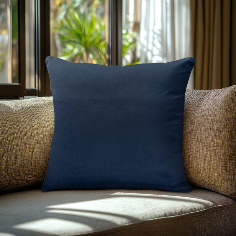 Beauty Home Μαξιλαροθήκη ΒΕΛΟΥΔΟ PREMIUM ΜΠΛΕ 5762909