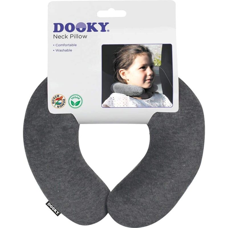 Μαξιλάρι Στήριξης Λαιμού Dooky Dark Grey DK-128100
