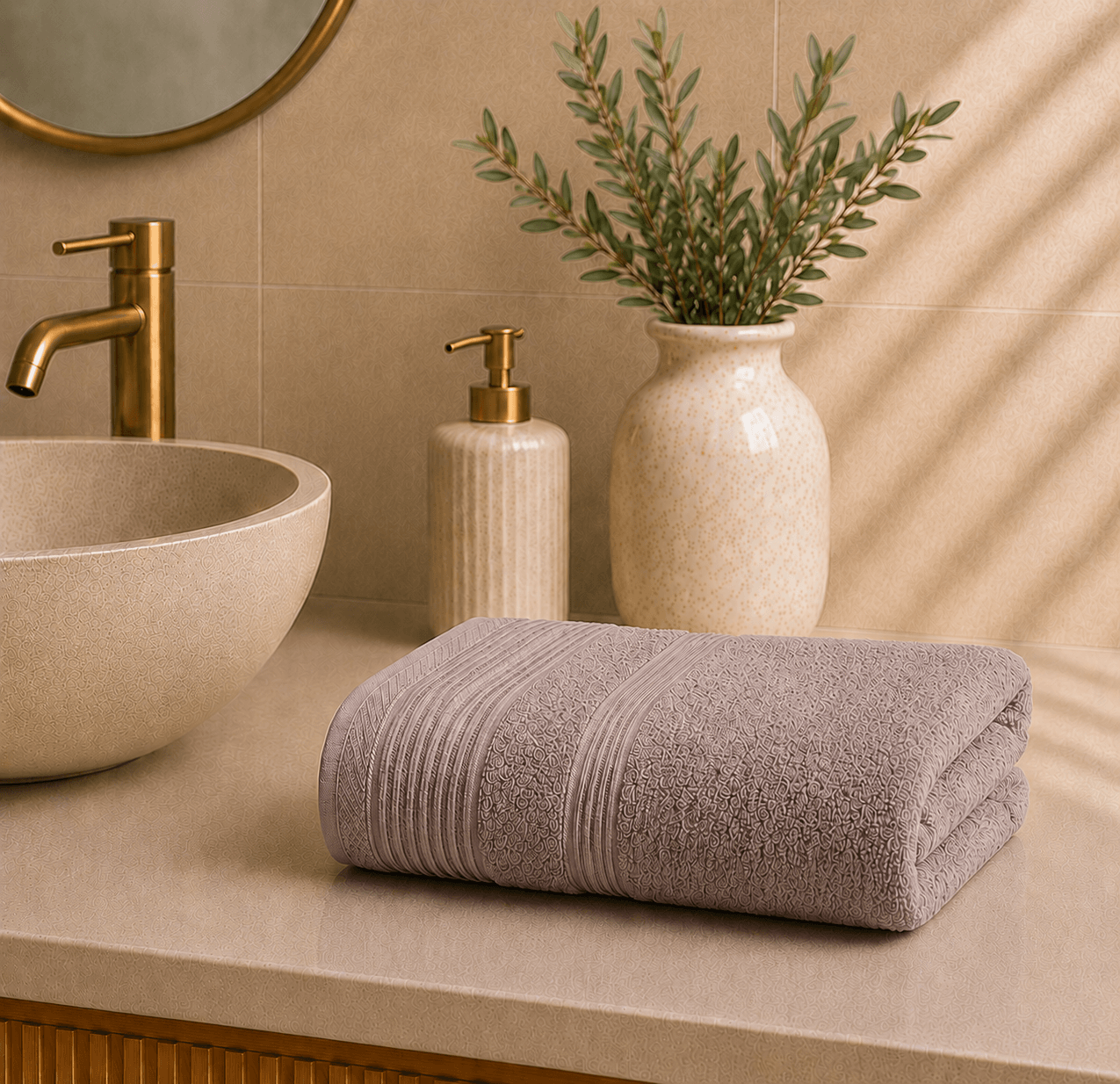 Πετσέτα Προσώπου 50×90 Dusty Rose