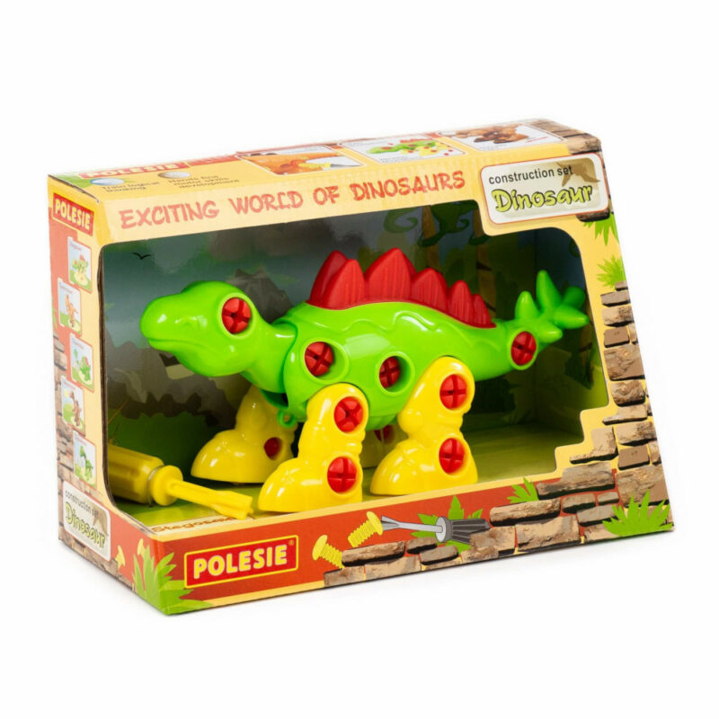 Εκπαιδευτικό Παιχνίδι σε Κουτί 30τμχ Polesie Take-apart Stegosaur 76793