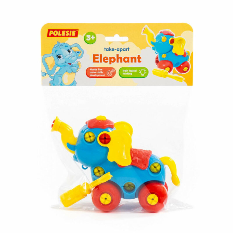 Εκπαιδευτικό Παιχνίδι 27τμχ Constructor Polesie Elephant 84453
