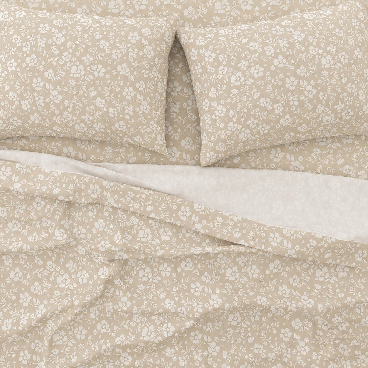 Σετ Σεντόνια Μονά 2Χ(1.75Χ2,60)+1Χ(52Χ72) Emily Beige