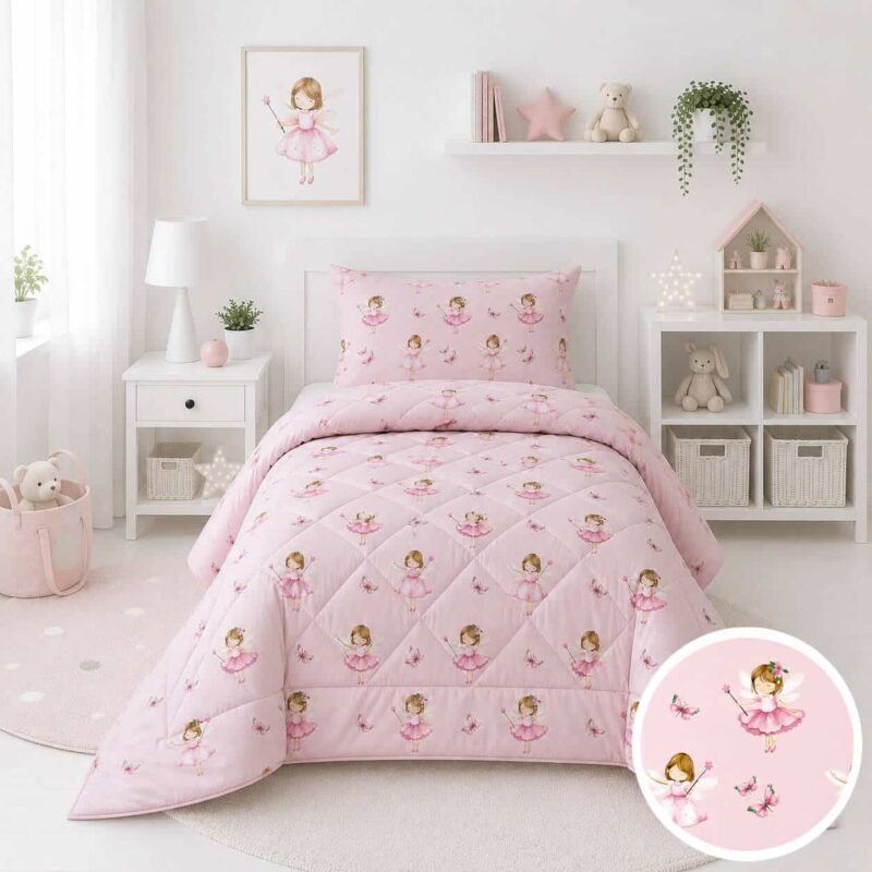Πάπλωμα Παιδικό Μονό 160×240 Micro Fairytale girls 5653942