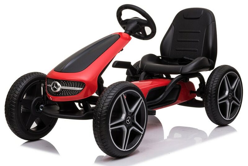 Aυτοκινητάκι Παιδικό με Πετάλια Go Kart XMX610 Mercedes-Benz Eva Wheels Moni Red 3800146230609