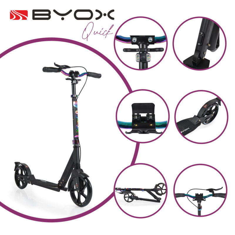 Scooter Δίτροχο 10+ ετών έως 100kg Quick Byox 3800146227715