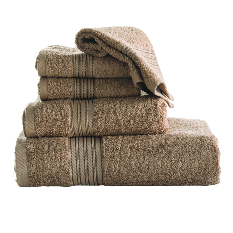 Μονόχρωμη πετσέτα (μόκα) - μονόχρωμη πετσέτα προσώπου