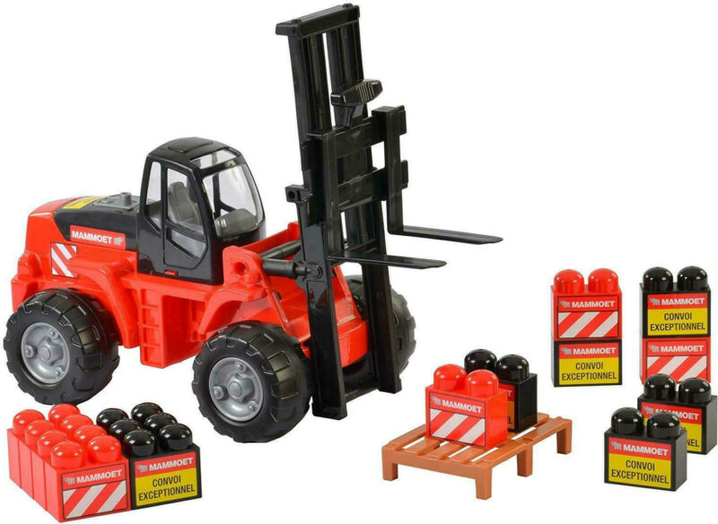 Παιχνίδι Κλαρκ με Τουβλάκια Polesie Mammoet Forklift With Bricks 62734