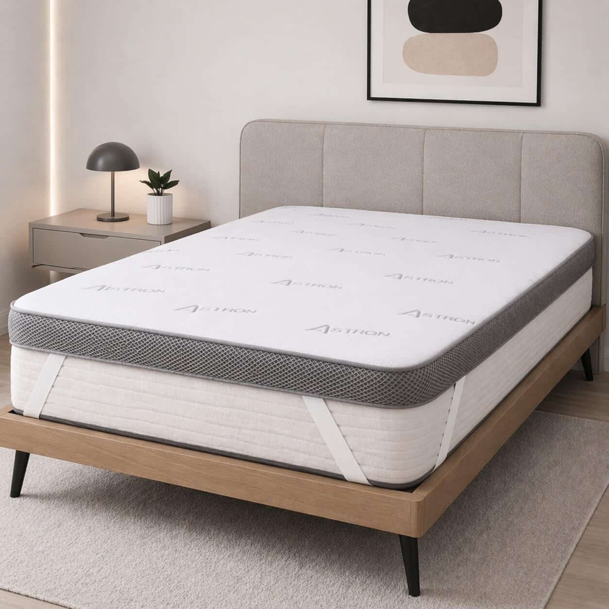 Ανώστρωμα Υπέρδιπλο (160x200+7) Memory Foam Astron Italy