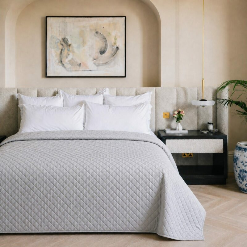 Κουβερλί Μονό Ξενοδοχείου Light Grey 5281526