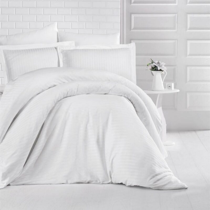 ΘΗΚΗ ΠΑΠΛΩΜΑΤΟΣ ΕΜΠΡΙΜΕ SOFT SATIN ΛΕΥΚΟ 220Χ250 LINEAHOME 4651264