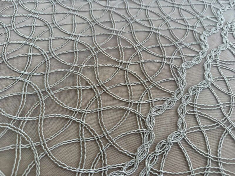 ΚΑΡΕ TIDAL ΜΠΕΖ ΔΑΝΤΕΛΑ ΒΟΥΑΛ 100χ100 LINEAHOME 5210476