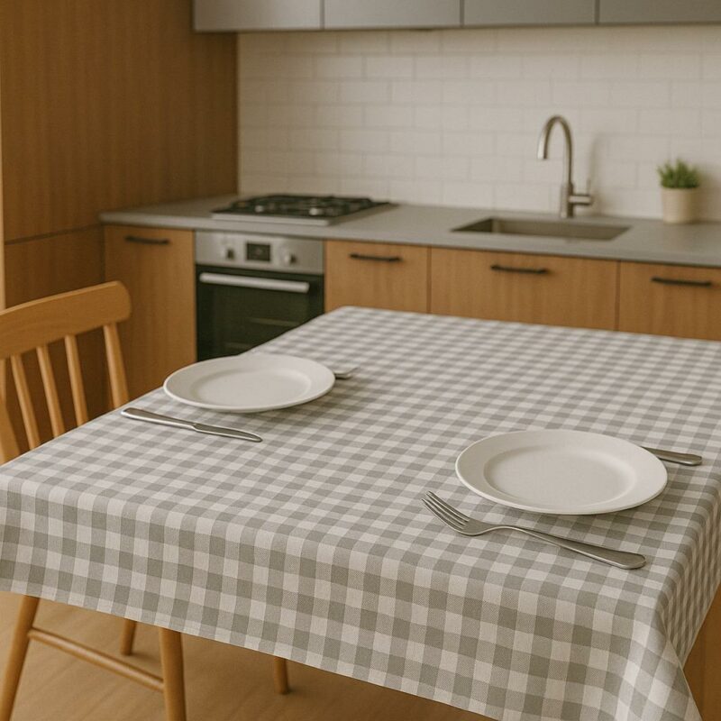 ΚΑΡΕ ΛΙΝΟ 100X100 ΚΑΡΩ ΓΚΡΙ LINEAHOME 5639636