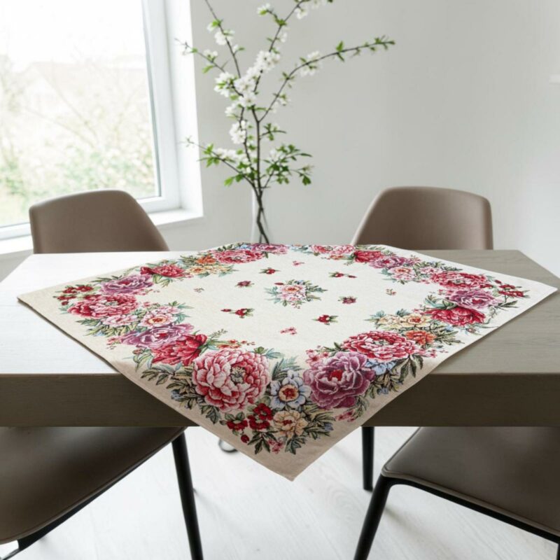 ΚΑΡΕ ΣΤΟΦΑ ΙΣΠΑΝΙΑΣ ΔΑΜΑΣΚΟ CARMEN 90Χ90 LINEAHOME 5518787