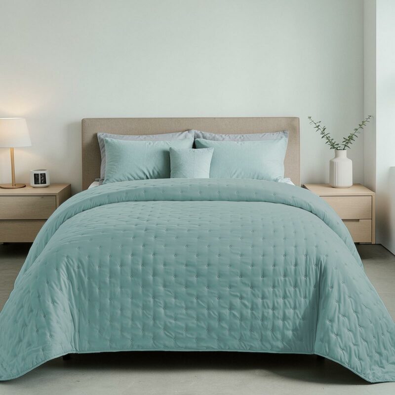 ΚΟΥΒΕΡΛΙ ΜΟΝΟΧΡΩΜΟ ΔΙΠΛΗΣ ΟΨΗΣ SELENE ΠΕΤΡΟΛ LINEAHOME 5180559