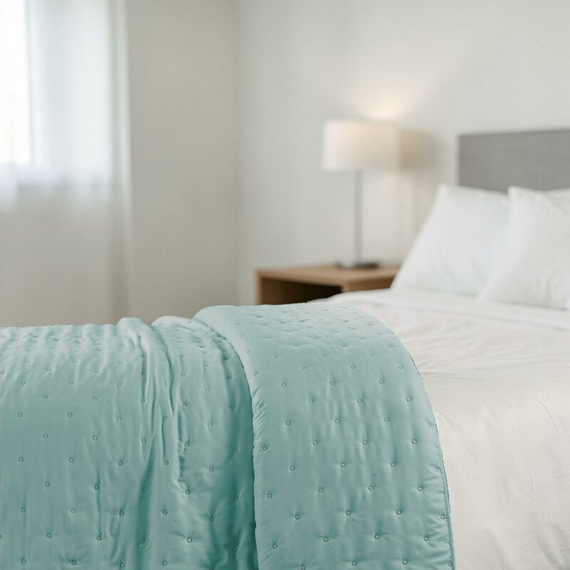 ΚΟΥΒΕΡΛΙ ΜΟΝΟΧΡΩΜΟ ΔΙΠΛΗΣ ΟΨΗΣ SELENE ΠΕΤΡΟΛ LINEAHOME 5180564