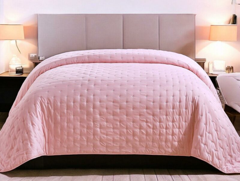 ΚΟΥΒΕΡΛΙ ΜΟΝΟΧΡΩΜΟ ΔΙΠΛΗΣ ΟΨΗΣ SELENE ΠΟΥΔΡΑ LINEAHOME 4892581