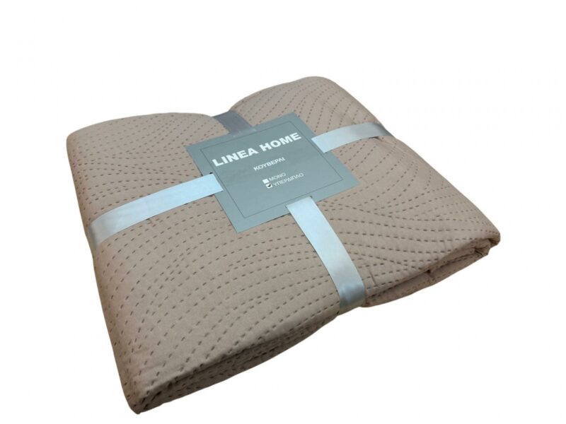 ΚΟΥΒΕΡΛΙ ΜΟΝΟΧΡΩΜΟ ΜΟΚΑ PEAK 160X220 LINEAHOME 5253199