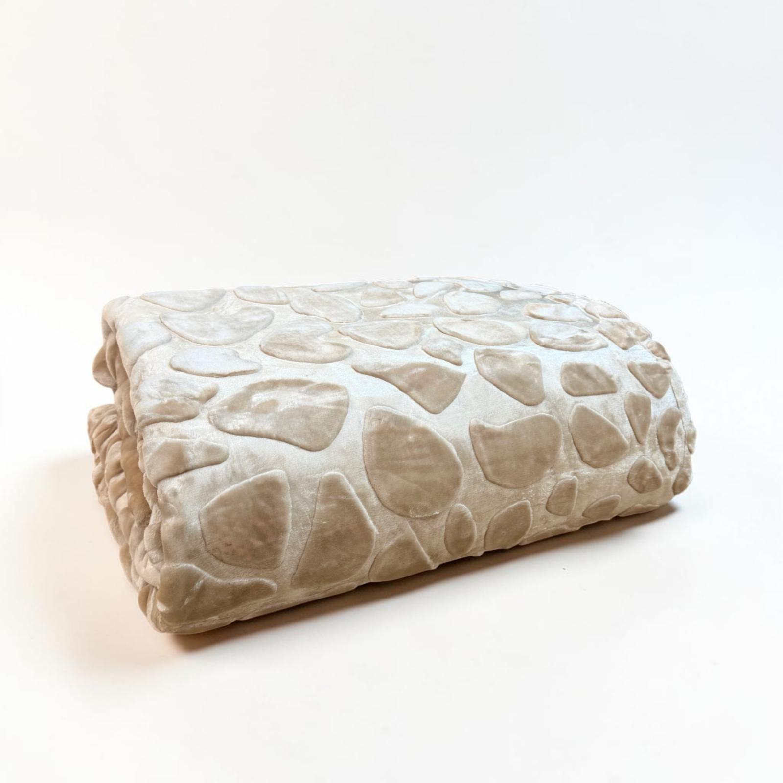 ΚΟΥΒΕΡΤΑ ΑΝΑΓΛΥΦΗ ΒΕΛΟΥΤΕ FORZA SILK TOUCΗ ΜΠΕΖ 220Χ240 LINEAHOME