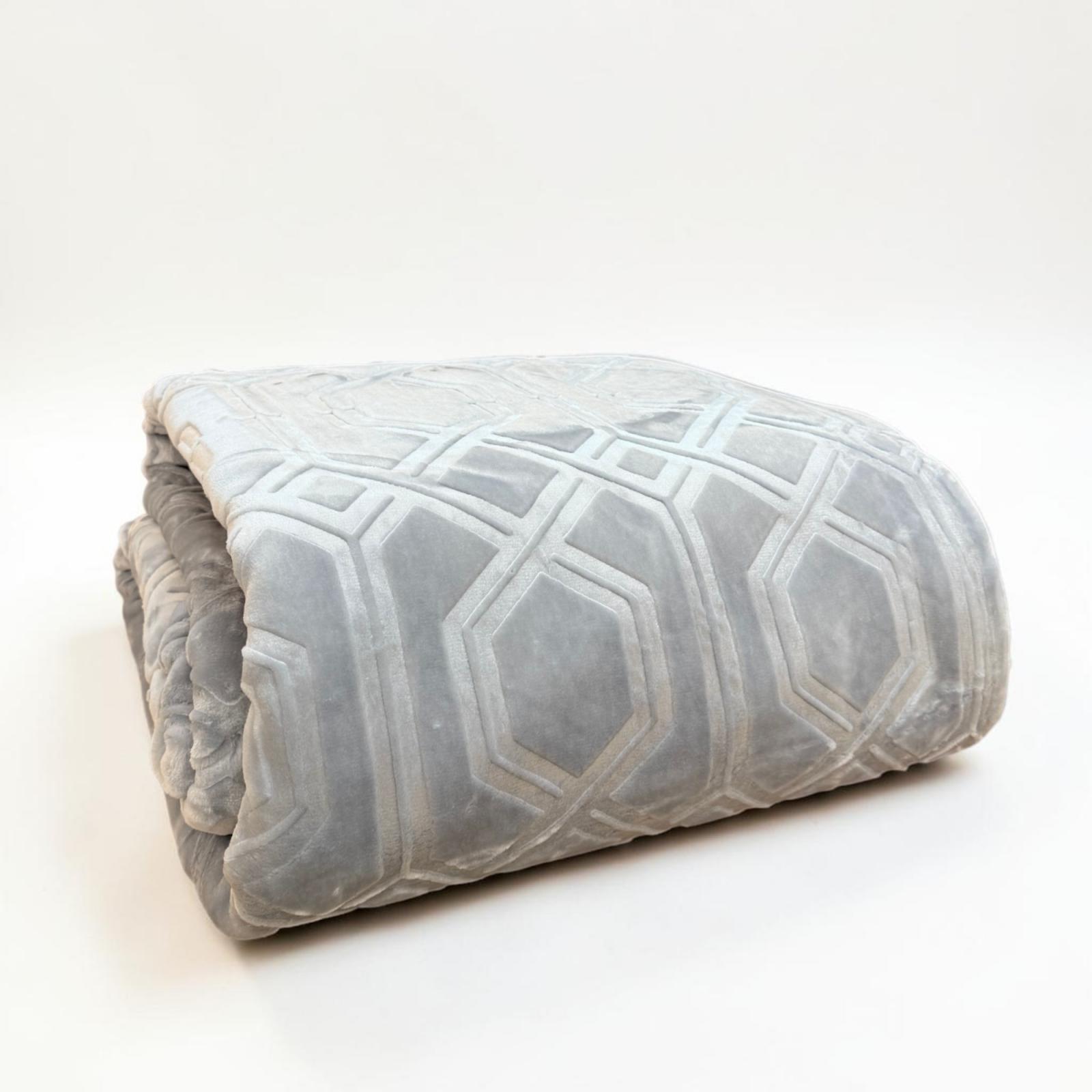 ΚΟΥΒΕΡΤΑ ΑΝΑΓΛΥΦΗ ΒΕΛΟΥΤΕ MELODY SILK TOUCΗ ΑΣΗΜΙ 160X220 LINEAHOME