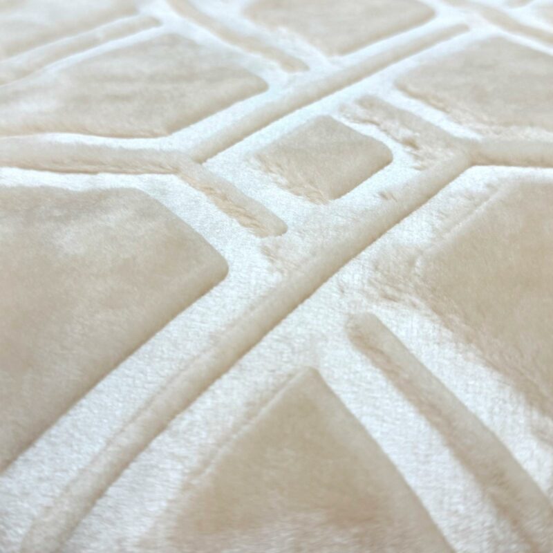 ΚΟΥΒΕΡΤΑ ΑΝΑΓΛΥΦΗ ΒΕΛΟΥΤΕ MELODY SILK TOUCΗ ΕΚΡΟΥ 220Χ240 LINEAHOME 5616206