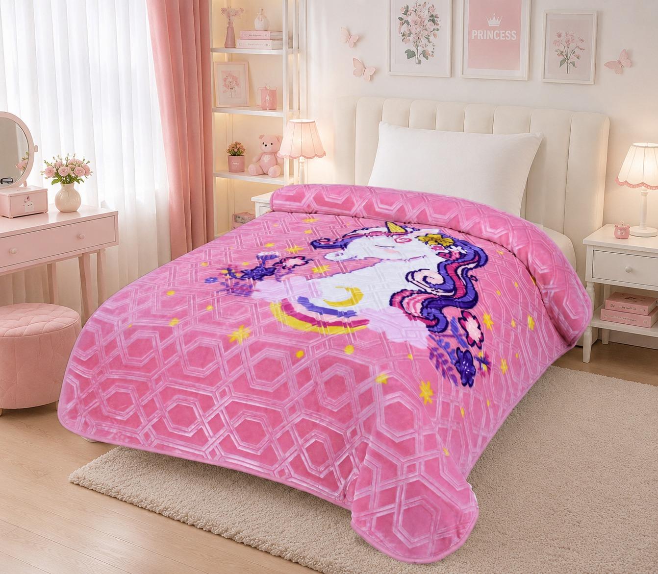 ΚΟΥΒΕΡΤΑ ΑΝΑΓΛΥΦΗ ΒΕΛΟΥΤΕ UNICORN 160x220 LINEAHOME