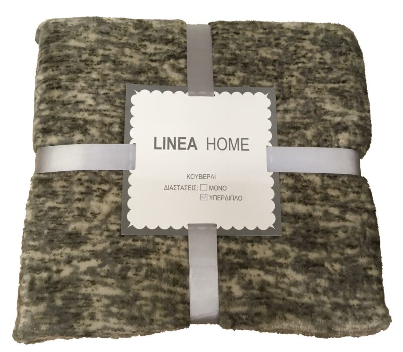 ΚΟΥΒΕΡΤΑ ΚΑΝΑΠΕ SNOW ΜΠΕΖ ΥΠΕΡΔΙΠΛΗ 220Χ240 LINEAHOME 5641173