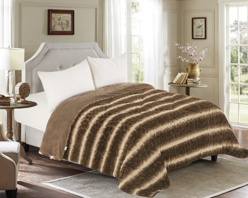 ΚΟΥΒΕΡΤΟΠΑΠΛΩΜΑ ΓΟΥΝΙΝΟ CHALET ΥΠΕΡΔΙΠΛΟ 220Χ240 LINEAHOME 4892294