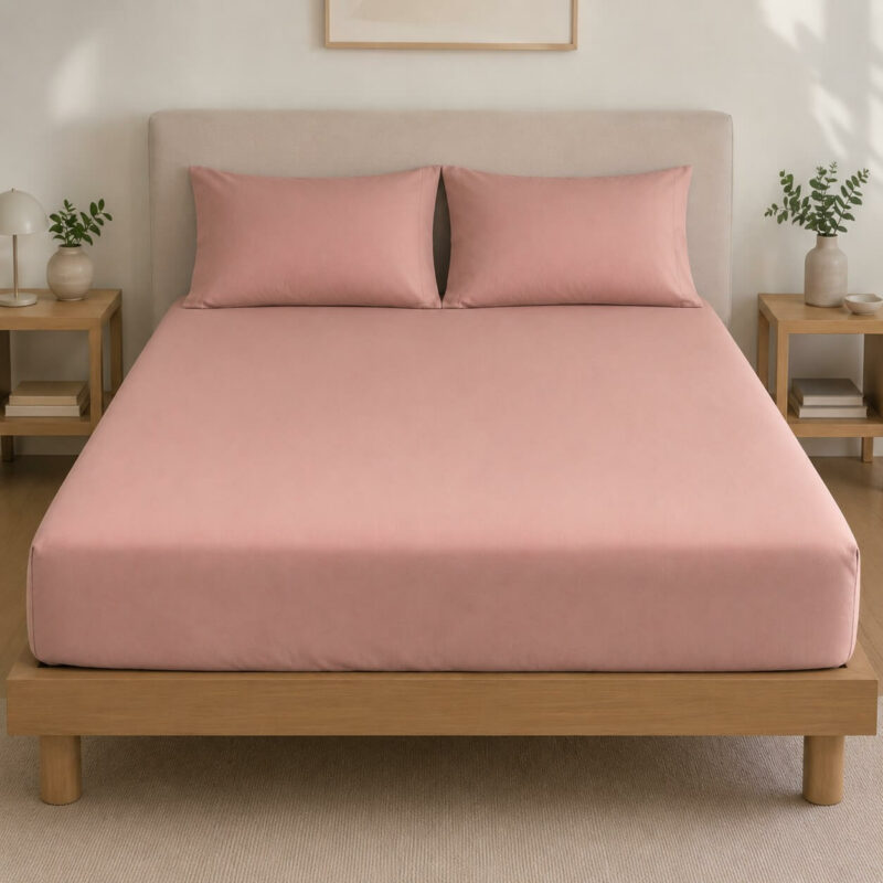 Σεντόνι Με Λάστιχο Πεννιέ Dusty Rose (1.00×2.00+0.40) 5362184