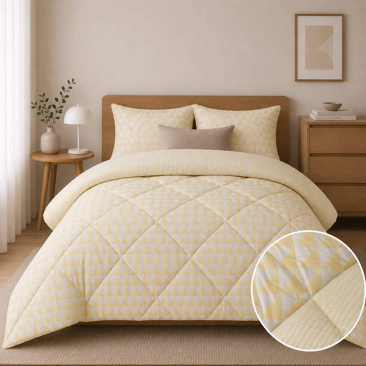 Πάπλωμα Υπέρδιπλο 220x240 Trigon Yellow