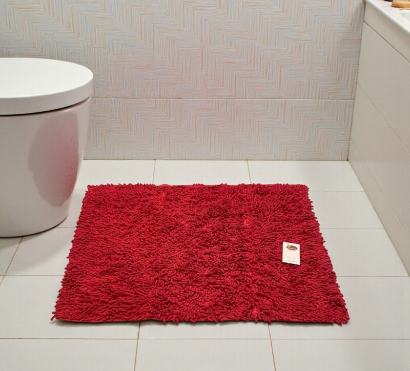 ΠΑΤΑΚΙ ΜΠΑΝΙΟΥ 100% BAMBAKERO NOODLE ΚΟΚΚΙΝΟ 60Χ90 LINEAHOME 4980325