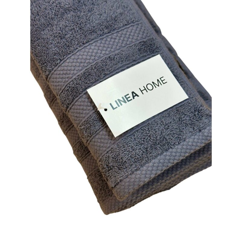 ΠΕΤΣΕΤΑ VERONA ΓΚΡΙ ΣΚΟΥΡΟ 480gr/m² 100% BAMBAKI 70Χ140 LINEAHOME 5613949