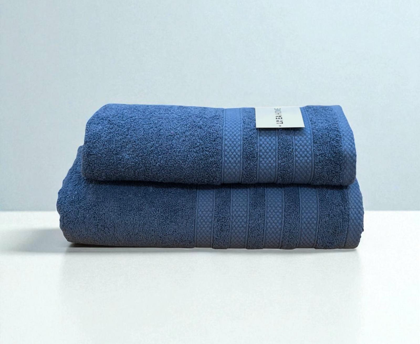 ΠΕΤΣΕΤΑ VERONA ΜΠΛΕ 480gr/m² 100% BAMBAKI 70Χ140 LINEAHOME