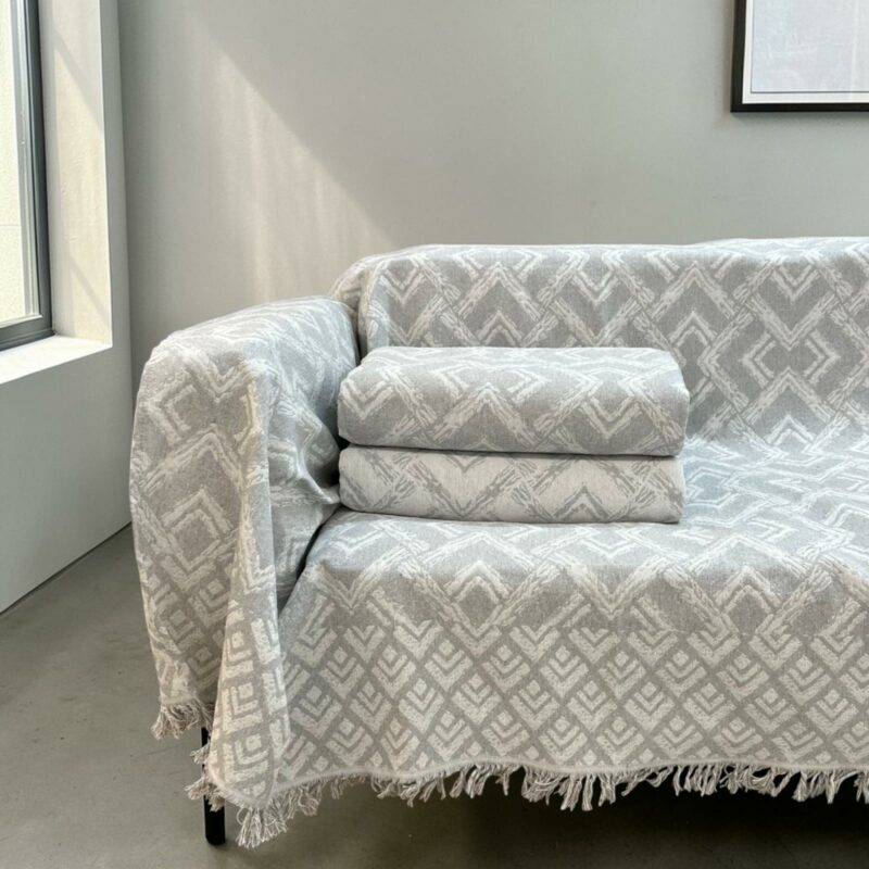 ΡΙΧΤΑΡΙ ΒΑΜΒΑΚΕΡΟ BALZANO ΓΚΡΙ ΑΠΟ 180×240 LINEAHOME 5337365