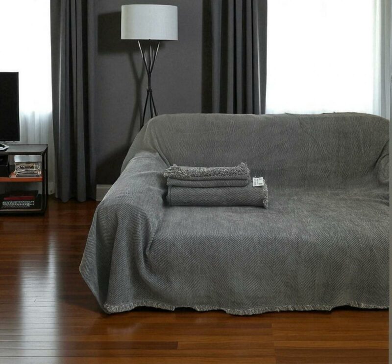 ΡΙΧΤΑΡΙ ΣΕΝΙΛ COD ΓΚΡΙ ΜΕΜΟΝΩΜΕΝΑ 180×160 LINEAHOME 5646511