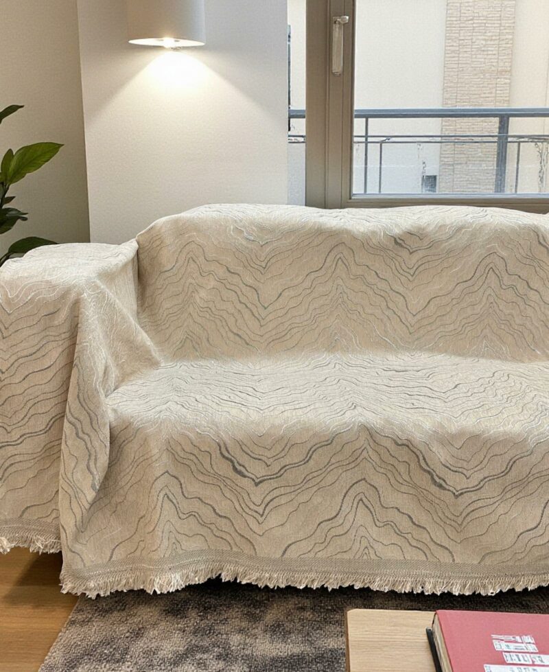 ΡΙΧΤΑΡΙ ΣΕΝΙΛ ΣΕΤ 3ΤΜΧ VOLCAN ΕΚΡΟΥ 180Χ160+180Χ240+180Χ300 LINEAHOME 4891809