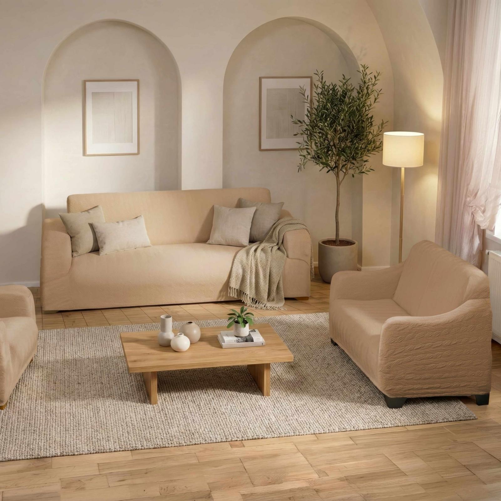 ΣΕΤ 3ΤΜ. ΚΑΛΥΜΜΑ ΕΛΑΣΤΙΚΟ ΖΑΚΑΡ BAROQUE ΕΚΡΟΥ/ΓΚΡΙ LINEAHOME