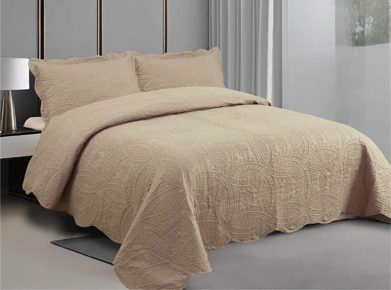 ΣΕΤ ΚΟΥΒΕΡΛΙ ΜΟΚΑ ΜΟΝΟΧΟΧΡΩΜΟ 160 × 220 cm + (1 )50 × 70 LINEAHOME