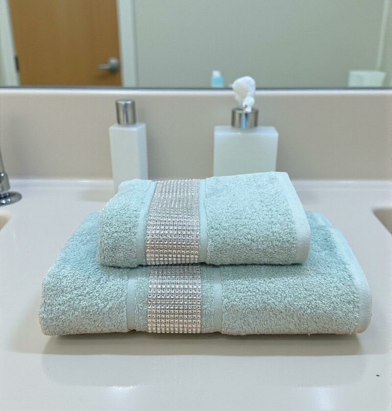 ΣΕΤ ΠΕΤΣΕΤΕΣ 2ΤΜΧ ΜΕ ΣΤΡΑΣ LINE ΜΕΝΤΑ ΣΕ ΚΟΥΤΙ 50Χ90+70Χ140 LINEAHOME 4808352