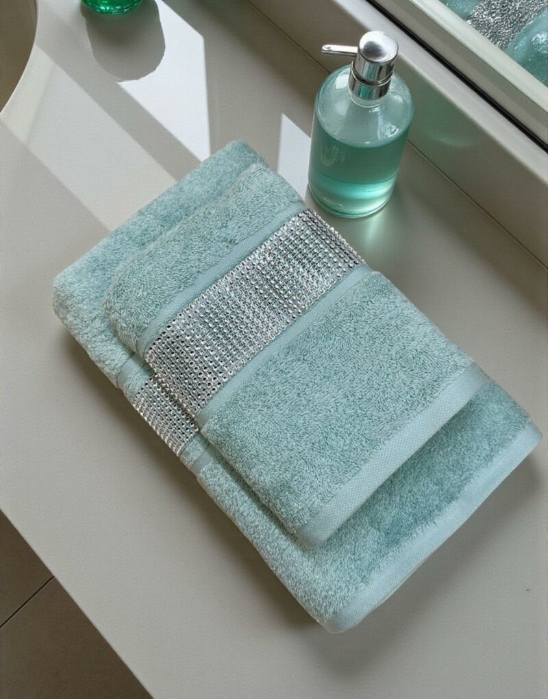 ΣΕΤ ΠΕΤΣΕΤΕΣ 2ΤΜΧ ΜΕ ΣΤΡΑΣ LINE ΜΕΝΤΑ ΣΕ ΚΟΥΤΙ 50Χ90+70Χ140 LINEAHOME 4808351