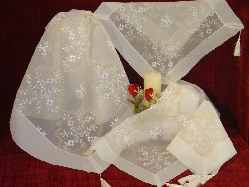 ΣΕΤ ΤΡΑΠΕΖΟΚΑΡΕ 5ΤΜΧ VOILE NILE LINEAHOME 6050247