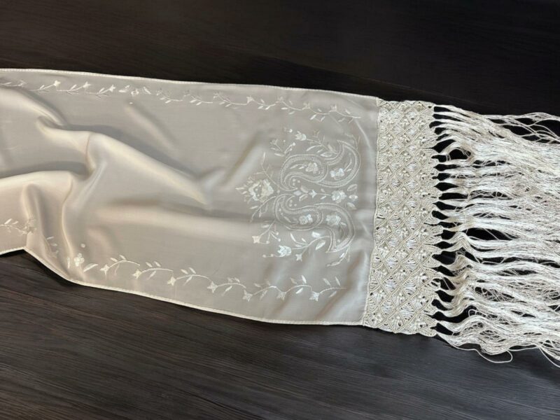 ΤΡΑΒΕΡΣΑ CREPE SILK ΜΕ ΚΕΝΤΗΜΑ ΧΕΙΡΟΣ AERIA 50χ150 LINEAHOME 6064046
