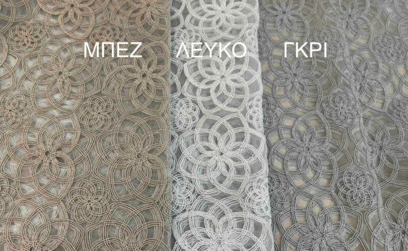 ΤΡΑΒΕΡΣΑ MISTY ΜΠΕΖ ΔΑΝΤΕΛΑ ΒΟΥΑΛ 45χ160 LINEAHOME 5306981