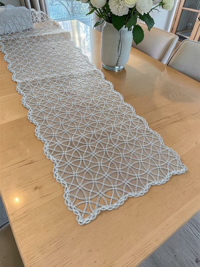 ΤΡΑΒΕΡΣΑ TIDAL ΜΠΕΖ ΔΑΝΤΕΛΑ ΒΟΥΑΛ 45χ160 LINEAHOME 5210485