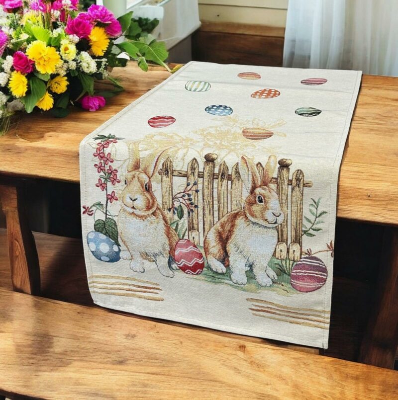 ΤΡΑΒΕΡΣΑ ΣΤΟΦΑ ΙΣΠΑΝΙΑΣ ΠΑΣΧΑΛΙΝΟ EASTERN EGGS 45Χ140 LINEAHOME 5644006