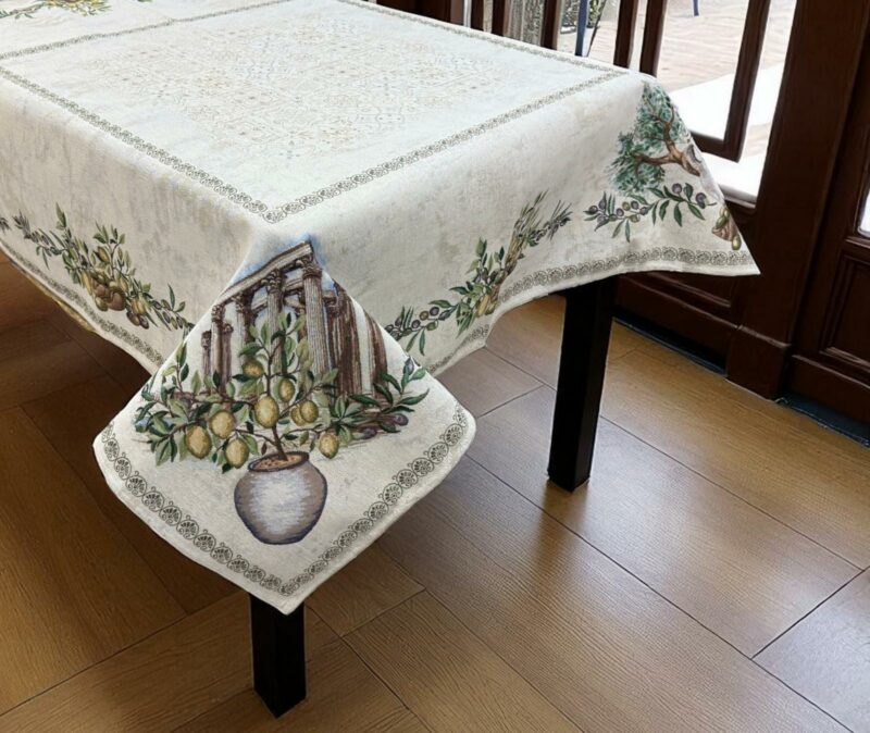 ΤΡΑΠΕΖΟΜΑΝΤΗΛΟ ΔΑΜΑΣΚΟ ΣΤΟΦΑ ΙΣΠΑΝΙΑΣ ELIA LINEAHOME 5065255