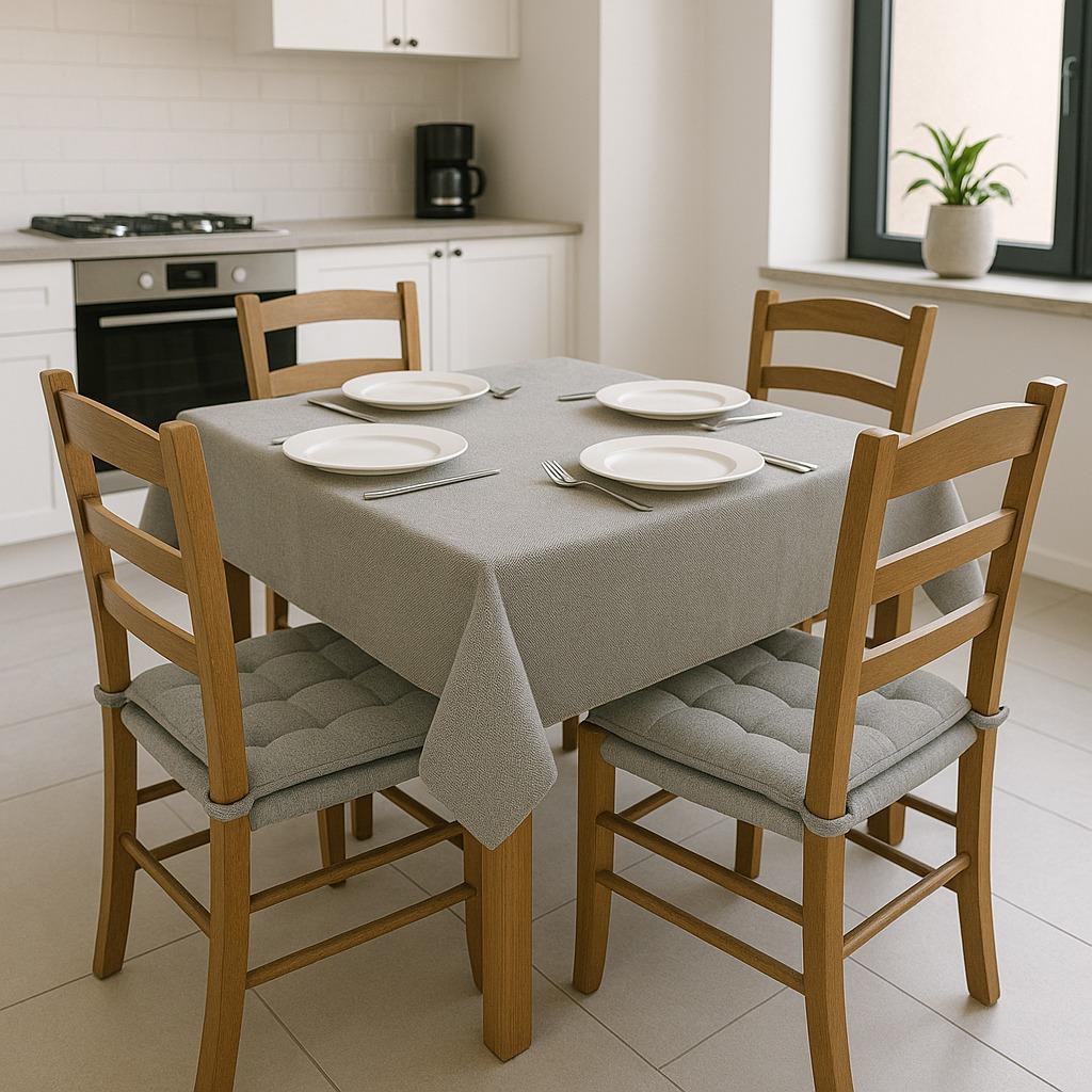 ΤΡΑΠΕΖΟΜΑΝΤΗΛΟ ΛΙΝΟ ΓΚΡΙ LINEAHOME